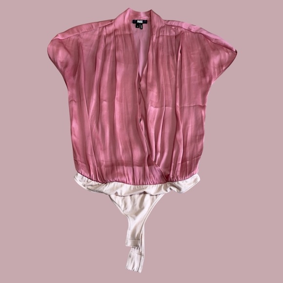 Paige Dijon Bodysuit in Lipstick Pink Small - Picture 12 of 14